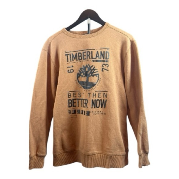 Timberland Other - Timberland Tan Sweatshirt with Bold Logo (A286)
